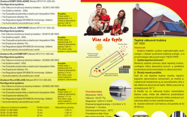 Špičkové solární systémy a tepelná čerpadla