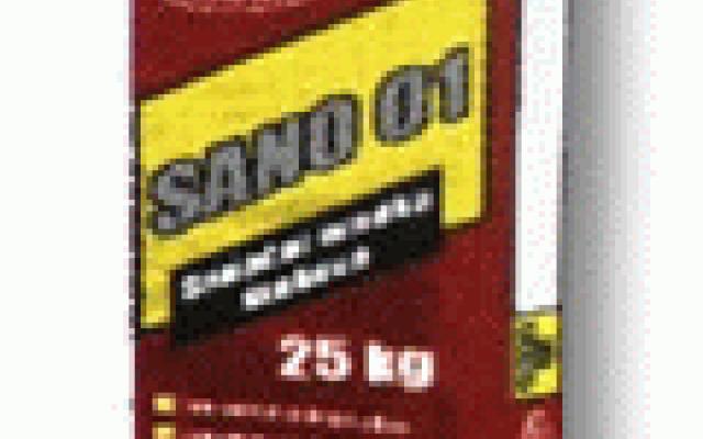 Systém SANO - Sanační štuky a omítky