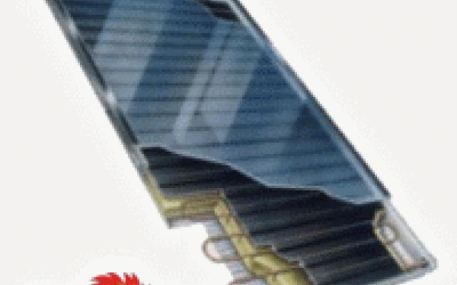Kompaktní plochý solární kolektor pro ohřev vody