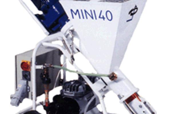 Omietačka MINI 40: Efektivní výroba malty