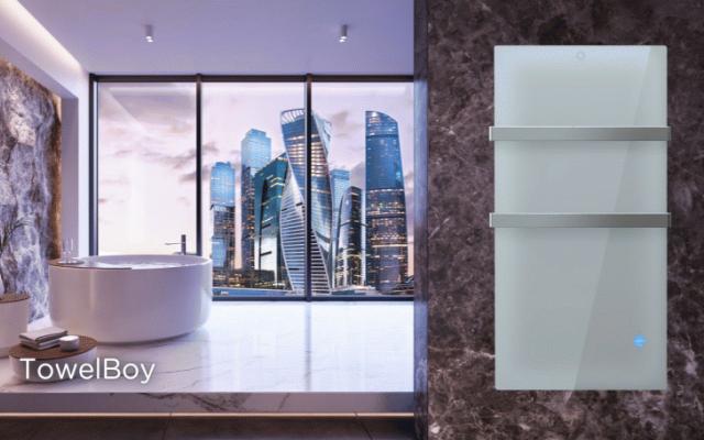 Elegantní skleněný vykurovací panel TowelBoy®