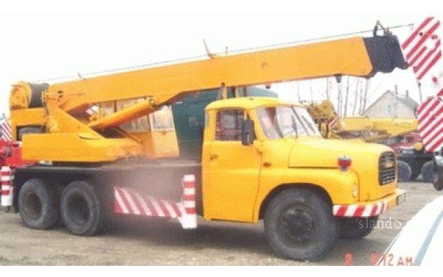 Pronájem autožeriavů a montážních plošin
