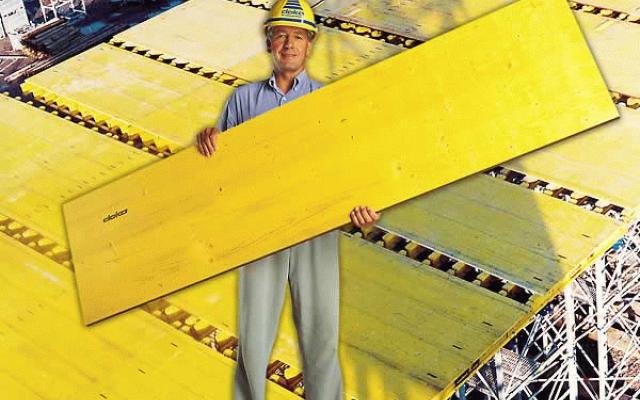 Robustní debnící betonovací desky Doka