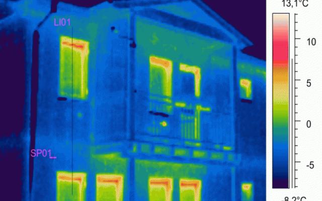 Termografická kontrola: Zhodnocení tepelných ztrát objektu