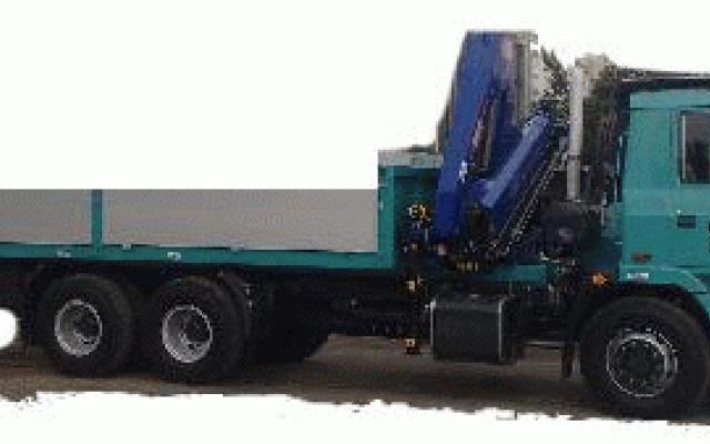Nákladná doprava s hydraulickou rukou