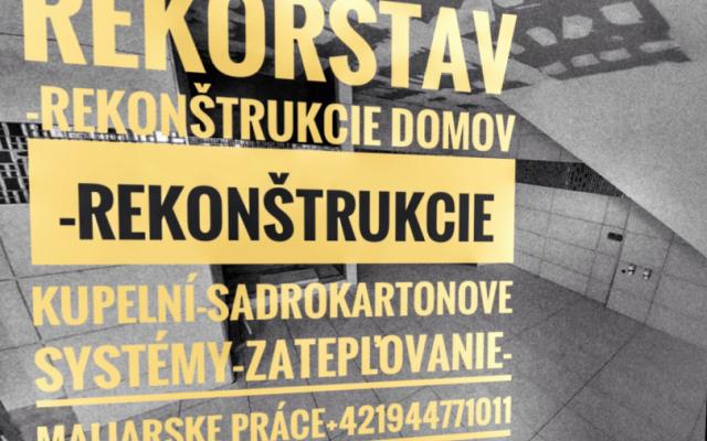 Rekonstrukce a stavební služby Rekorstav Orava
