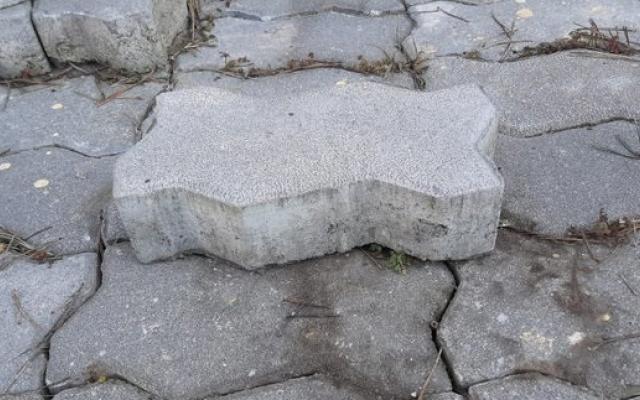 Venkovní zámková dlažba 23x13x6 cm