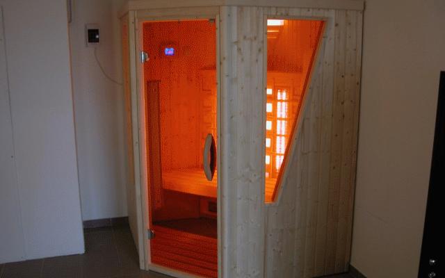 Infra sauna pro dvě osoby s halogénovými žiariči