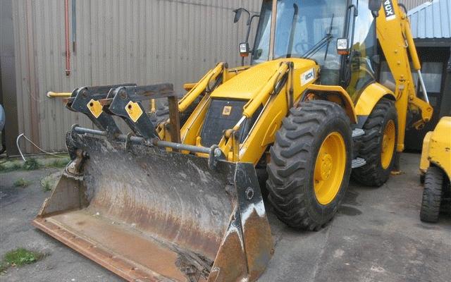 Hydraulický manipulátor 2006 s paletovými vidlicemi