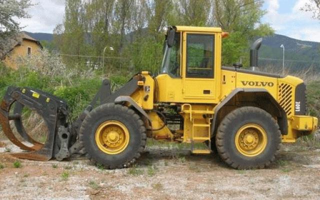 Nakladač s lyžicí a vidlami na dřevo 2005