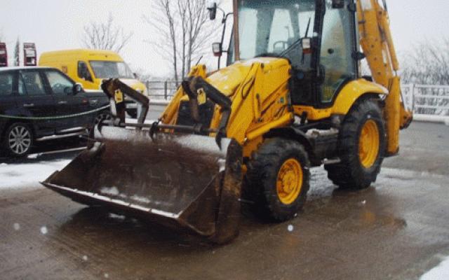 Paletové vidly s vývodem na kladivo z roku 2003