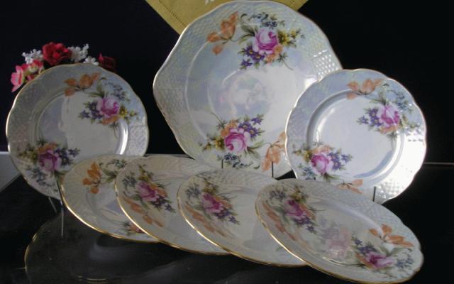 Porcelánové koláčové soupravy pro každou příležitost