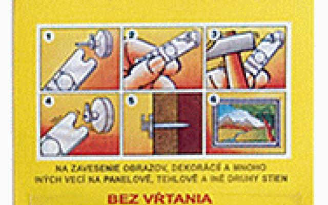 Praktický plastový vešiačik na stěny