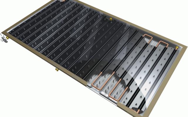 Plochý vakuový kolektor TS 400 V