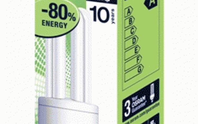 Nabídka energeticky účinných žárovek
