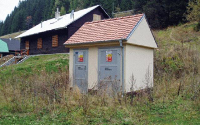 Moderní nadzemní transformační stanice