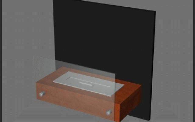 Exkluzívní závěsný biokrb s moderním designem