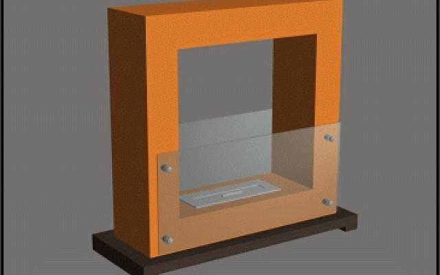 Exkluzívní volně stojící biokrb s designem