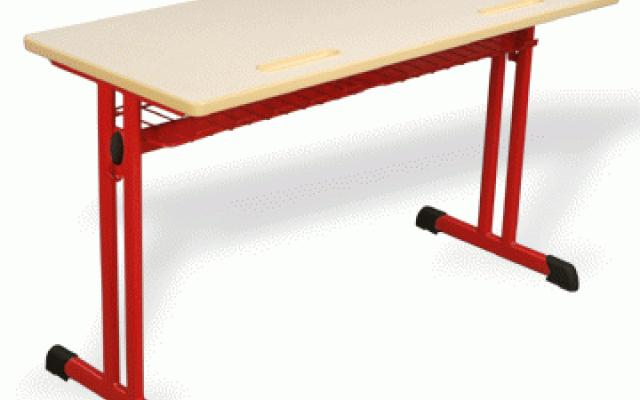 Dvojmiestná školská lavica pro pohodlné učení