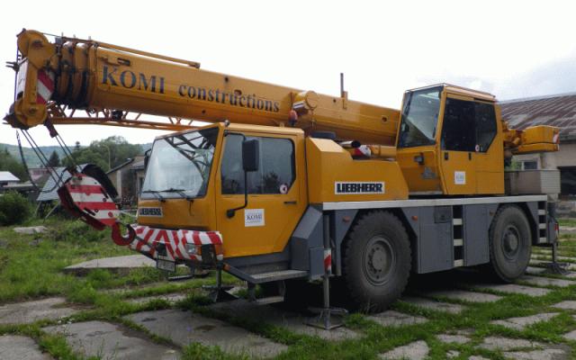 Výkonný jeřáb s vysokou nosností
