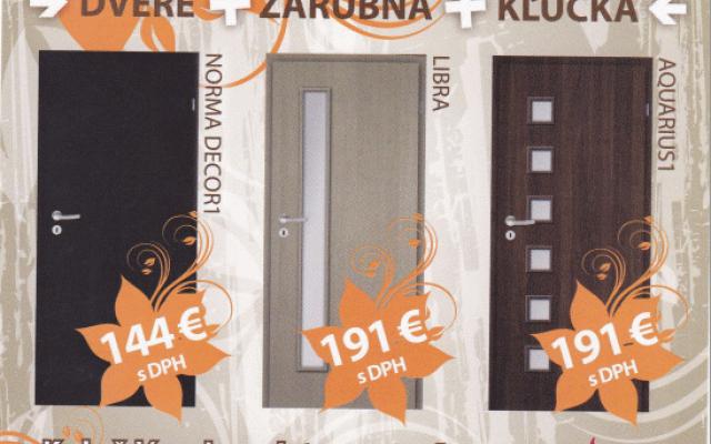 Interiérové dveře Akcia Lamino s montáží