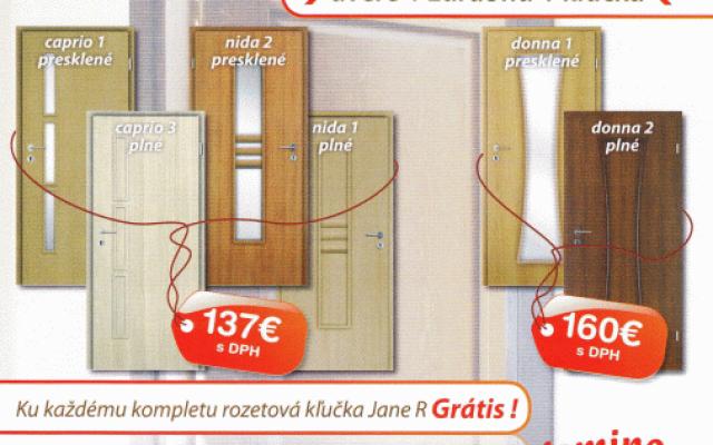 Acia Folia: Dveře, Zárubeň a Klika od 99 Eur