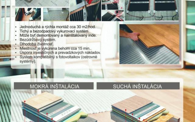 Inovativní systém podlahového vytápění