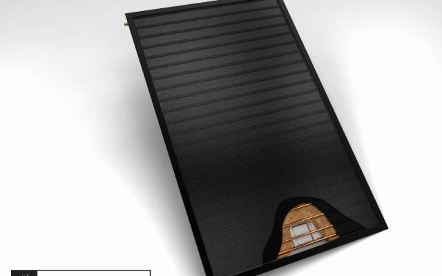 Kolektor s rozšířenou absorpční plochou