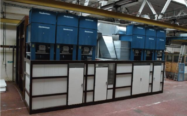 Fragmentace rádioaktivních odpadů v kesónu pro jaderné elektrárny