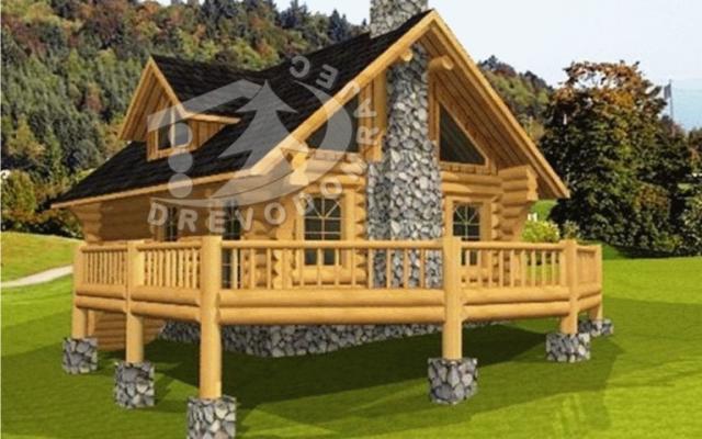Útulný zrub pro rodinu: Ideální bydlení s třemi pokoji