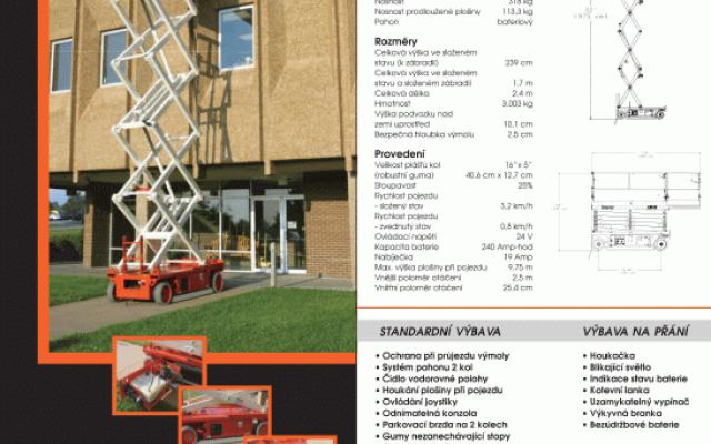 Samohybné nůžkové plošiny SNORKEL pro vaše projekty