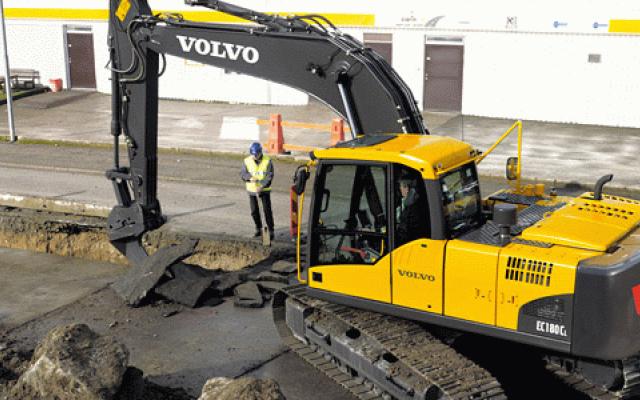 Volvo EC180C: Efektivní a ekologické rýpadlo