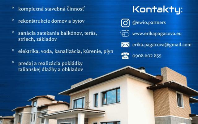 Cenová nabídka na výstavbu a rekonstrukci domů