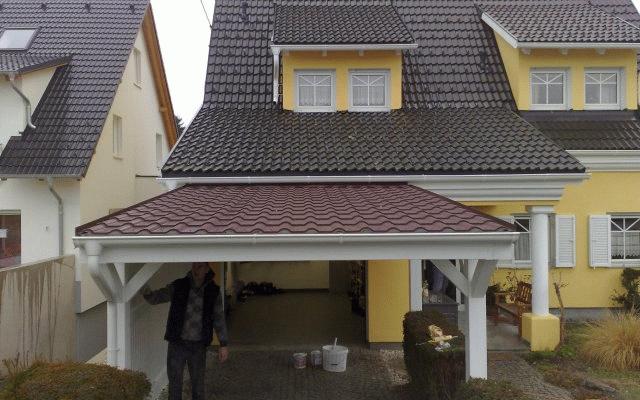 Kvalitní montáž dřevěného přístřešku pro auto