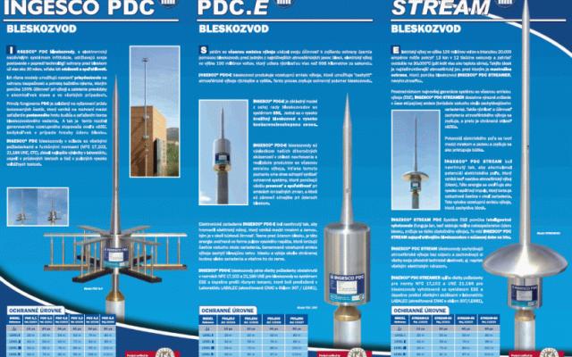 Požádejte o nabídku na aktivní bleskozvody INGESCO
