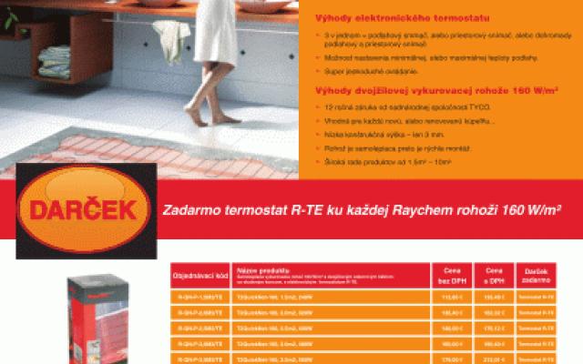 Získejte zdarma termostat k podlahovému vytápění