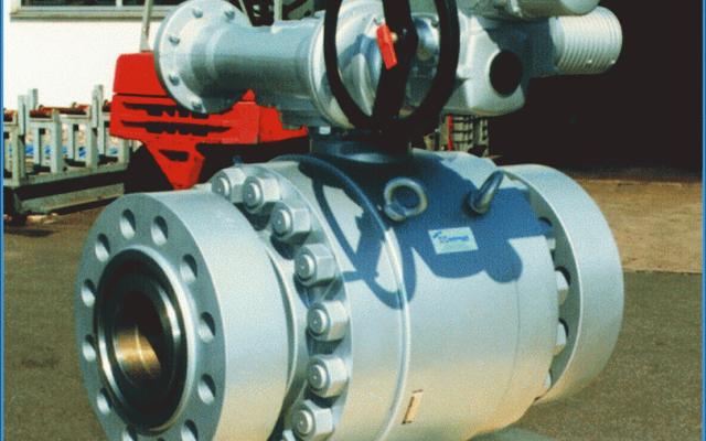 Trunnion - Elektrické guľové kohúty pro průmysl