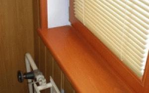 Vnútorné PVC parapety pro moderní okna