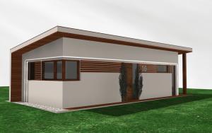 Petit 2-izbový bungalov pro moderní bydlení