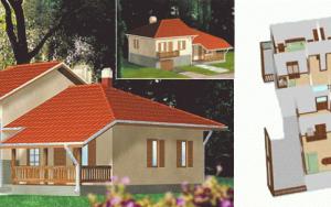 Prostorný pozemek o rozměrech 12,28 × 9,74 m