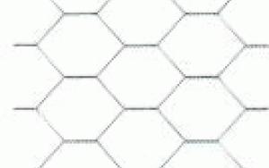 Pozinkované pletivo s hexagonálnou štruktúrou