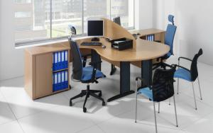 Ergonomické pracovní desky a moderní podnože