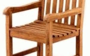 Elegantní teakové křeslo ROMA s područkami Elegantní teakové křeslo ROMA s područkami
